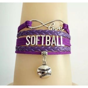 Love Softball Bracelet